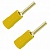 Наконечник круглый штыревой НкИш 4,0-6,0 желтый (100шт) SQ0545-0003 TDM